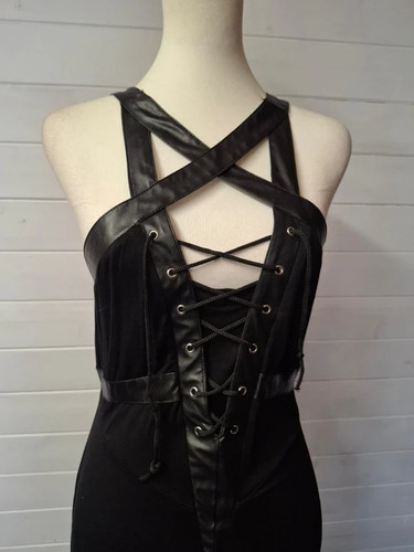 Necessary evil black - lace, up