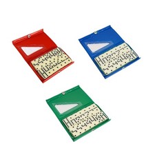 Set Educational Toy Fun 28 Pieces Double Six for Kids Adults