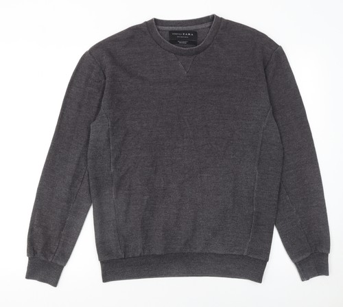 Zara mens grey - mens, knit