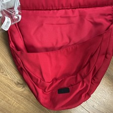 Silver Cross Surf Hood And Apron Set Red UPF 50+ use with pushchair carrycot 