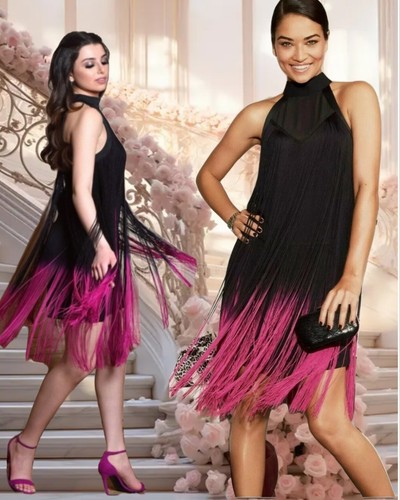 Karen millen black - black, pink