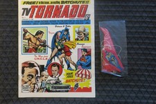 TV TORNADO Comic # 1 With free Gift Batman Batchute  Jan 14th 1967.