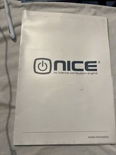 NICE Car Company No internal Combustion Engine Electric - 2008 Press Pack Rare