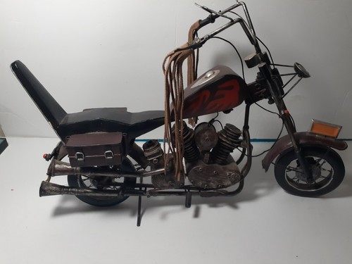Vtg harley chopper metal - harley,
