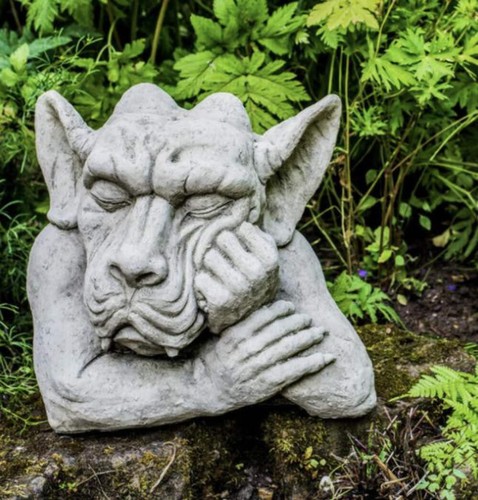 Single sleepy gargoyle - sleepy,