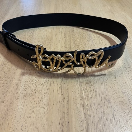 Zara love you gold buckle - you,