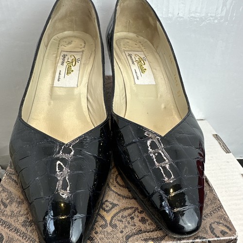 Vintage renata navy croc - renata, court