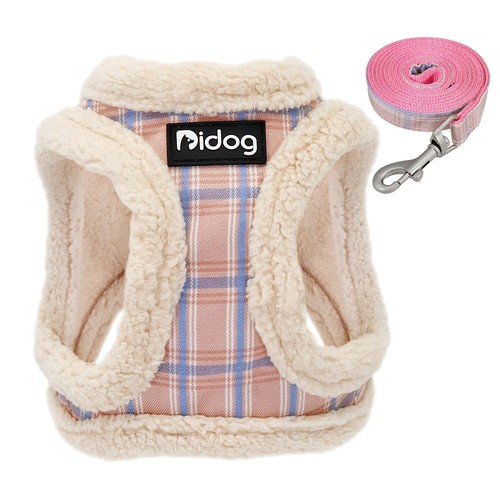 Warm fleece dog harness - fleece, and