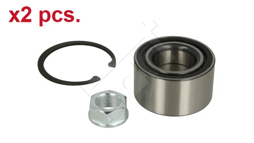 Pcs front rear - front, hub