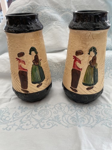 Two vintage bretby vases - two,