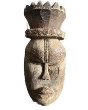 Old tribal urhobo mask - tribal,