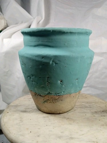 Handcrafted terracotta pot - handcrafted,