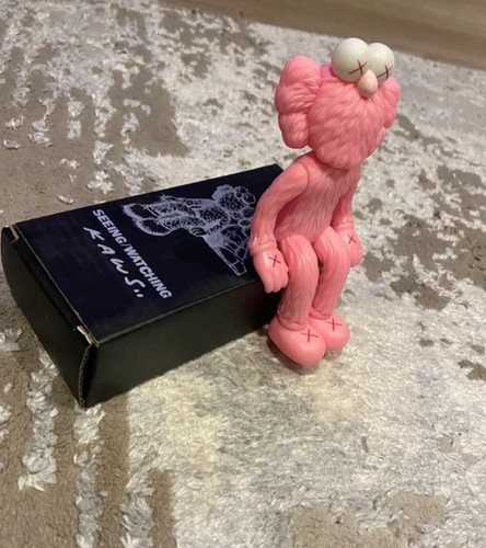 Kaws seeing watching - seeing/watching, pink