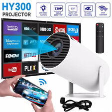 5G 4K Projector Smart HD LED WiFi Bluetooth HDMI USB Android Home Office Theater