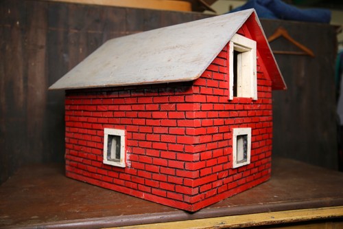 Antique toy barn wood - barn, farm