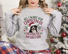 Xmas Sweatshirt Christmas Sweater Bernese Mountain Dog Gifts Xmas Jumper Day