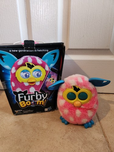 Hasbro furby boom pink white - boom,
