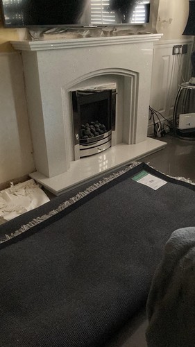 Granite fireplace hearth - granite,