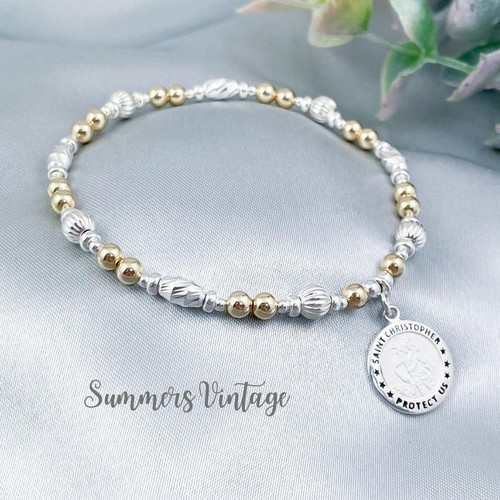 Sterling silver and 14k gold - silver,