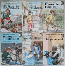 Lot of 6 * 2/6 1st edition Ladybird Well Loved Tales 606D WLT, clean pages