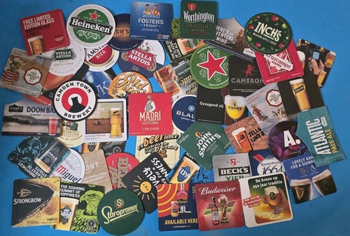 Set branded beer mats - set, 50