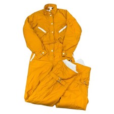 Vintage Orange Ski Suit One