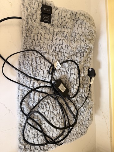 Costco heated throw grey fur - costco,