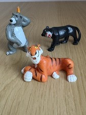 Bullyland Disney Jungle Book Plastic Figures 4.5 - 6.5cms bundle of 3