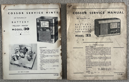 Cossor service hints and - service,