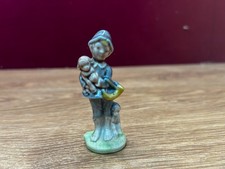 Wade England Large Nursery Rhyme Porcelain Figurine Little Boy Blue Blow Up 1974