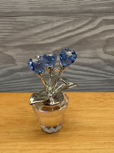 Swarovski crystal blue forget - crystal,