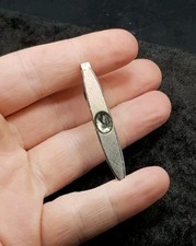 Vintage Swank Silver Plated Tie Bar Clip - For Gents And Gentlemen - Free UK P&P