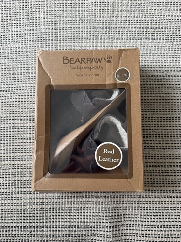 Bearpaw grey leather faux - grey, fur