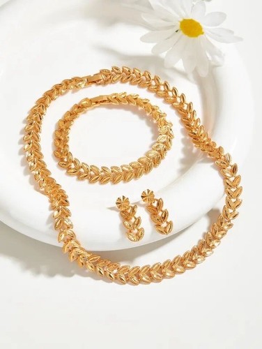 24ct dubai gold plated leaf - 24ct,