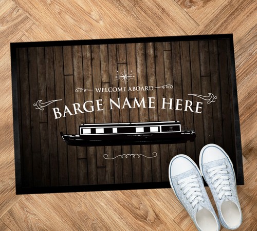 Personalised boat mat - boat,