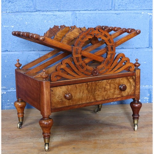 Victorian carved walnut - a,