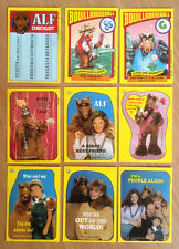 SINGLE STICKER CARDS - ALF the Alien Life Form Life & Times - 1987 Topps UK