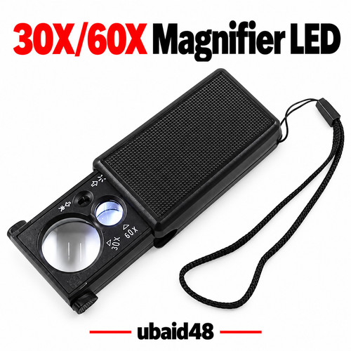 30x 60x magnifier led - 30x/60x,