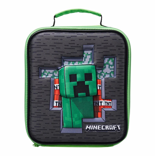 Minecraft lunch bag portrait - minecraft,