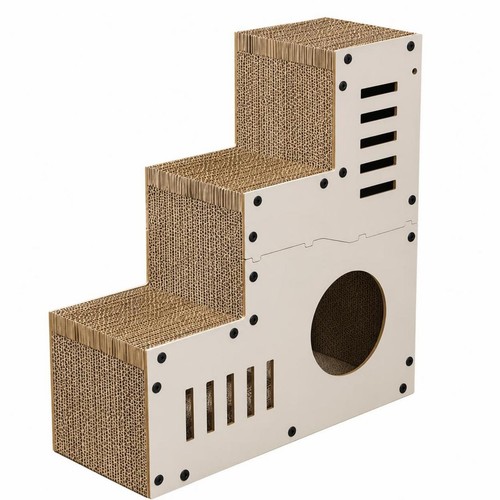 Cardboard cat house - cardboard,