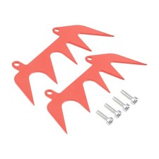 2PCS Red Large Dog Spike