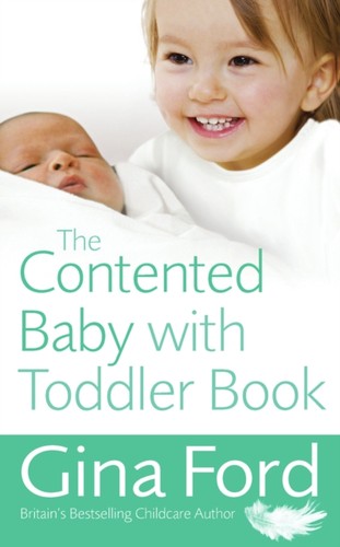 Contented baby with toddler - with,