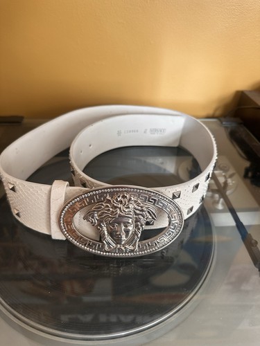 White versace medusa - white,