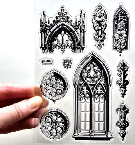 Clear stamps gothic - clear,