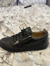 Giuseppe Zanotti Black Leather