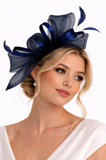 Flower Feather Hair Hat
