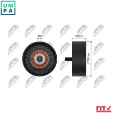 TENSIONER PULLEY VRIBBED BELT