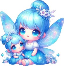 Mother's Day Fairy Wall Art Bedroom Nursery Decor Vinyl Sticker Decal 6 Sizes