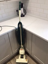 Vintage Rare VORWERK ET30 Upright Green Cream Vacuum Cleaner Working Order VGC