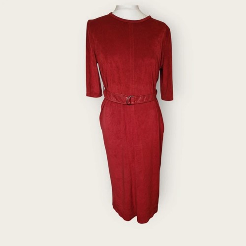 Zara red faux suede - faux,
